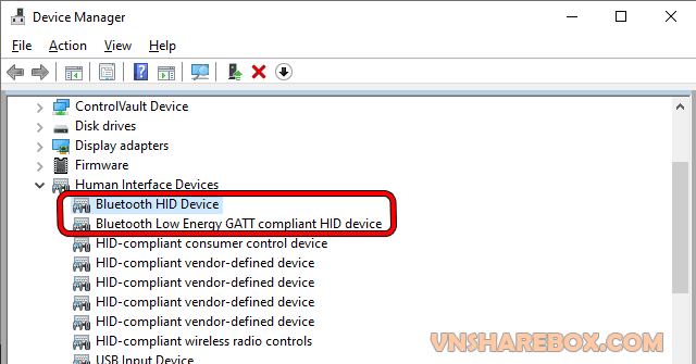 Bluetooth HID Device Manager